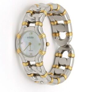 Gilles Robert Women Cuff Watch 18K Stainless Steel Mother of Pearl  'OFFER'